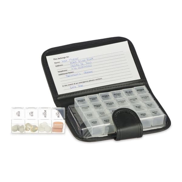 Mobilboks for tabletter 7 dager 4 rom