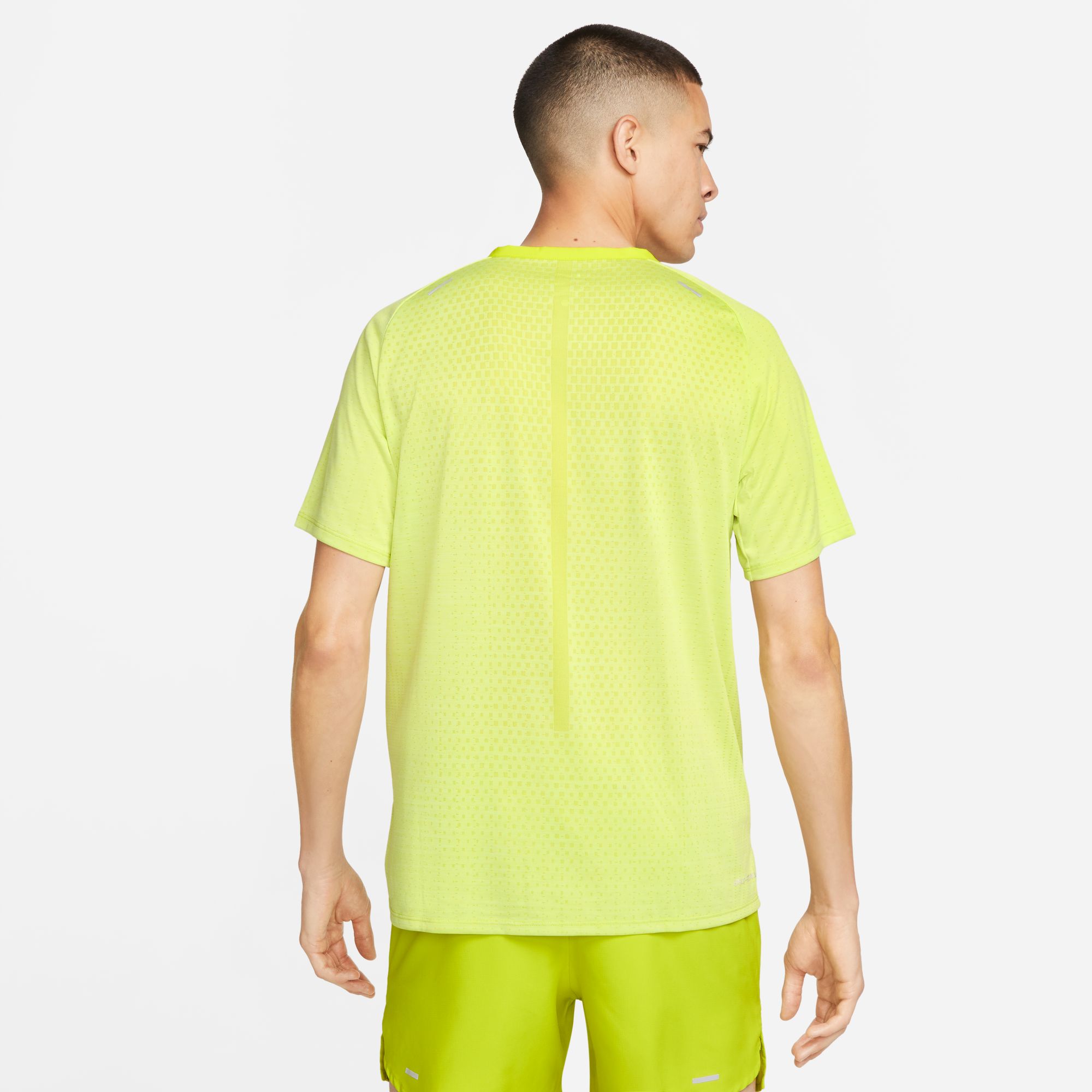 TechKnit Running Tee Herre 308/Bright Cactus/Light Lemon Twist