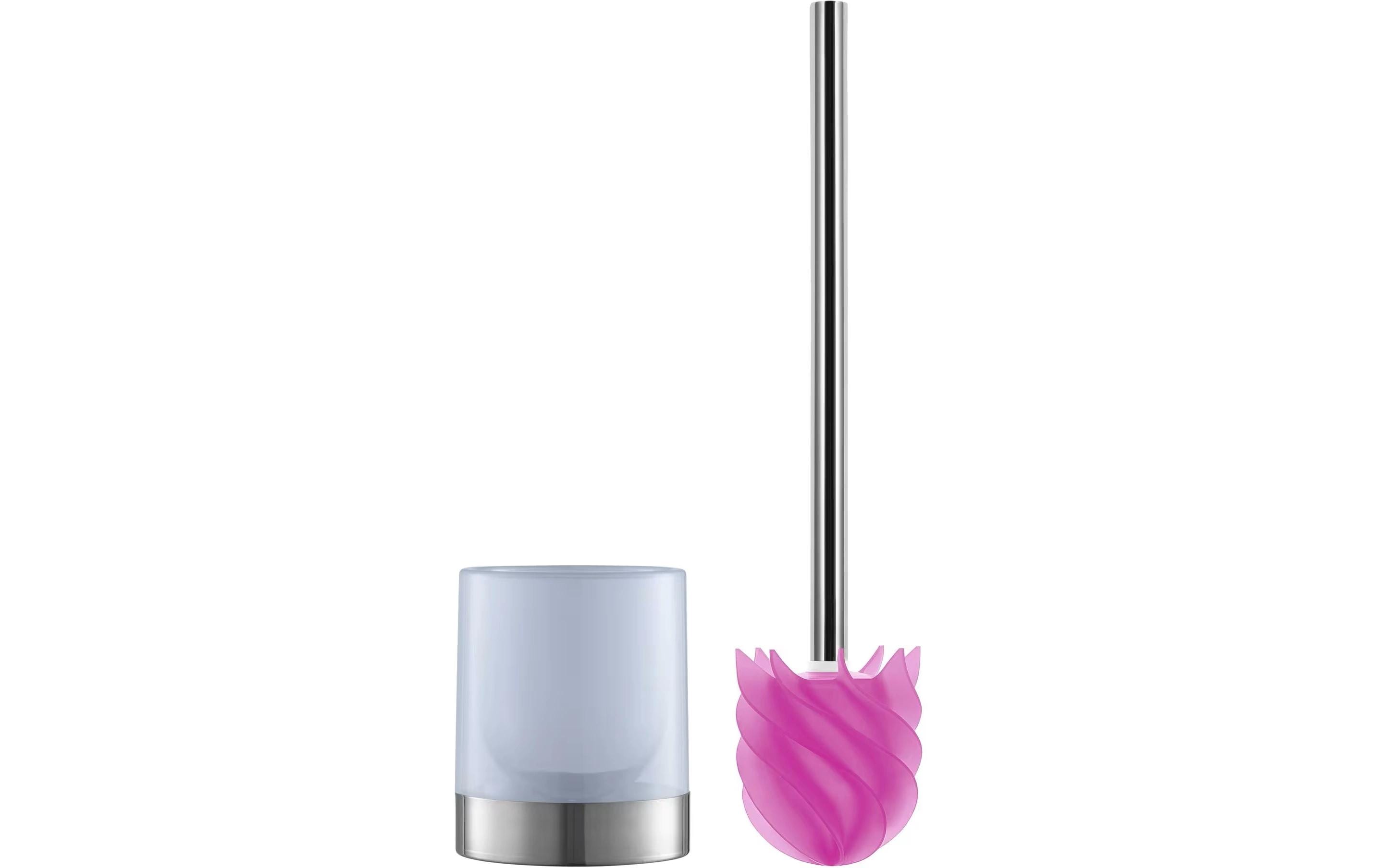 Toilettenbürste LOOMAID aus Silikon, Pink, schmutzabweisendSilikon WC-Bürste