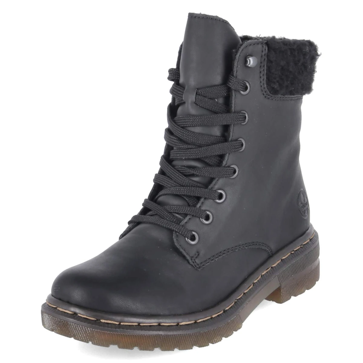 RiekerSchnürboots - schwarz