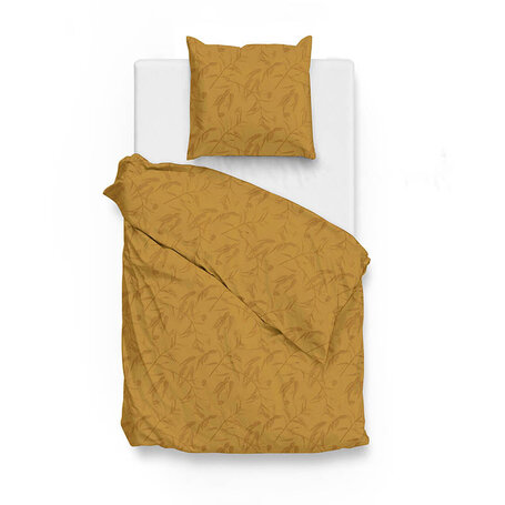 Dekbedovertrek Fiora di Satinado - Ochre Gold