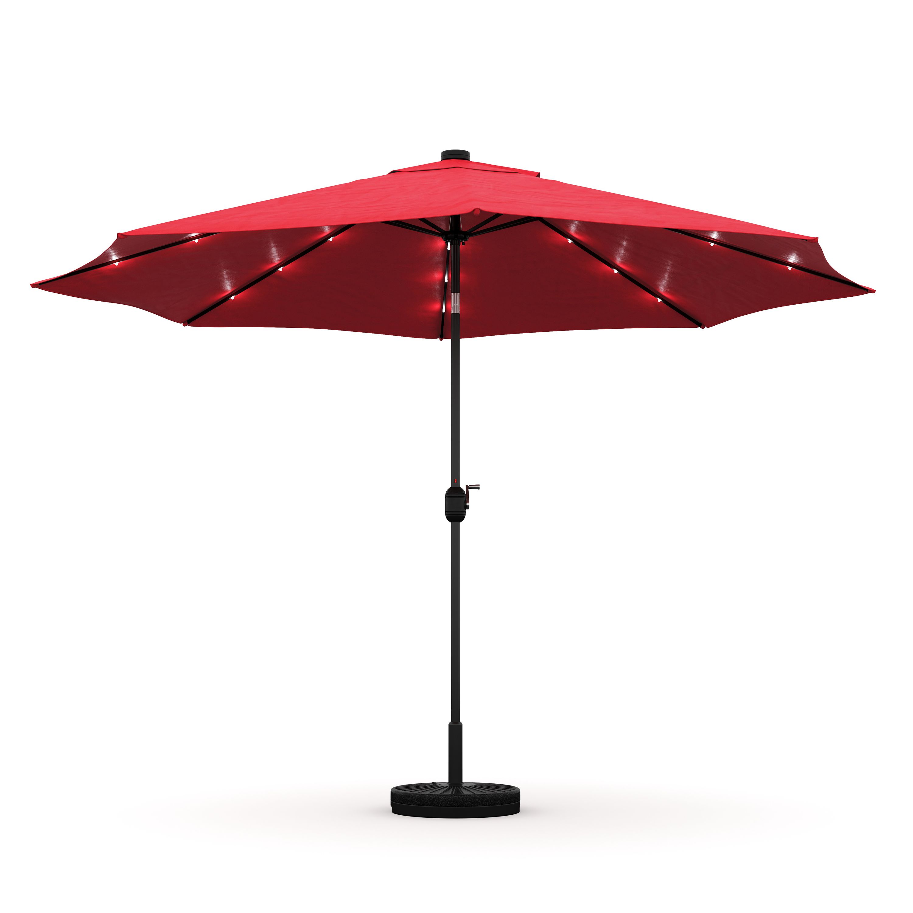 Sonnenschirm VAY mit LED 300 cm rot