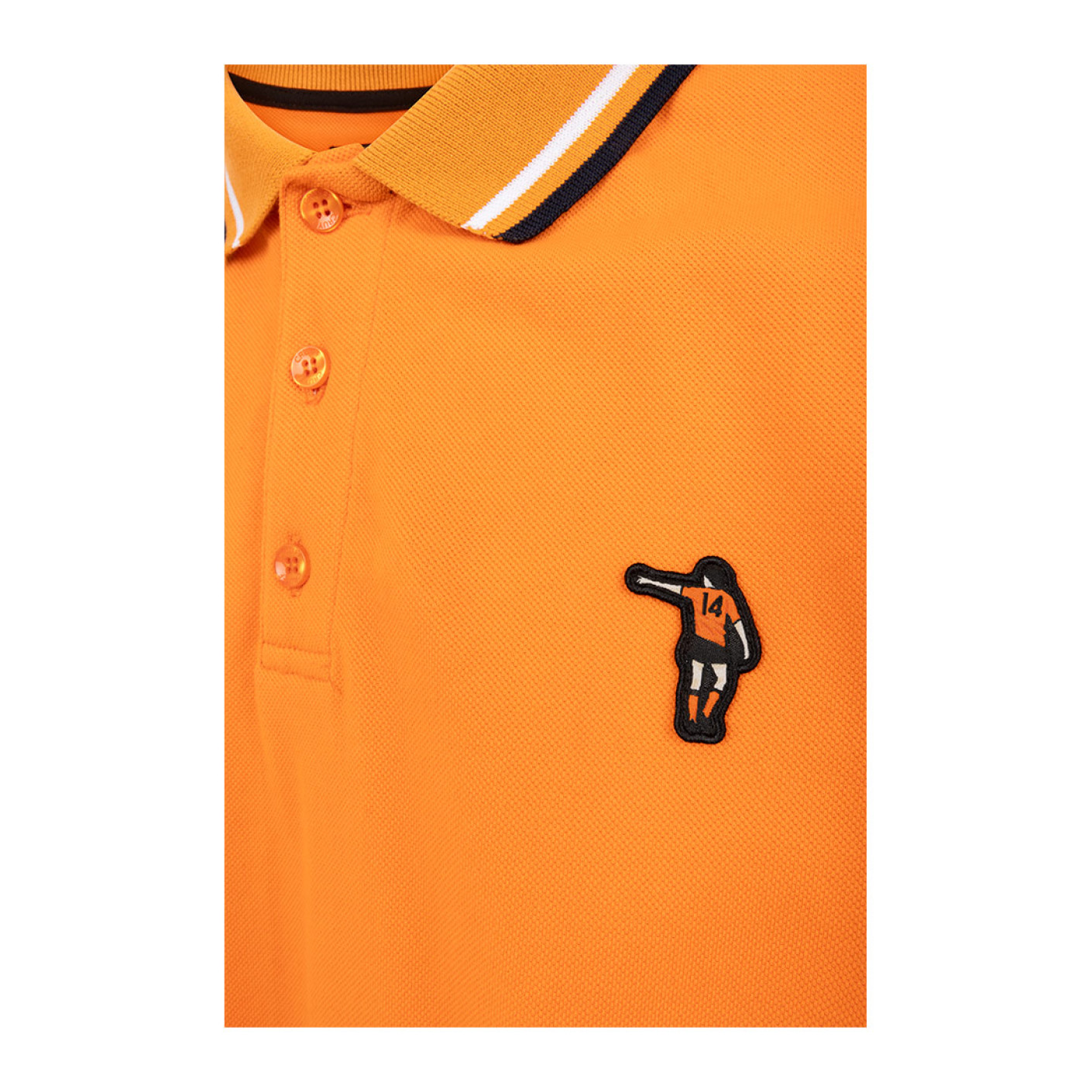 Cruyff Dos Rayas Polo Oranje