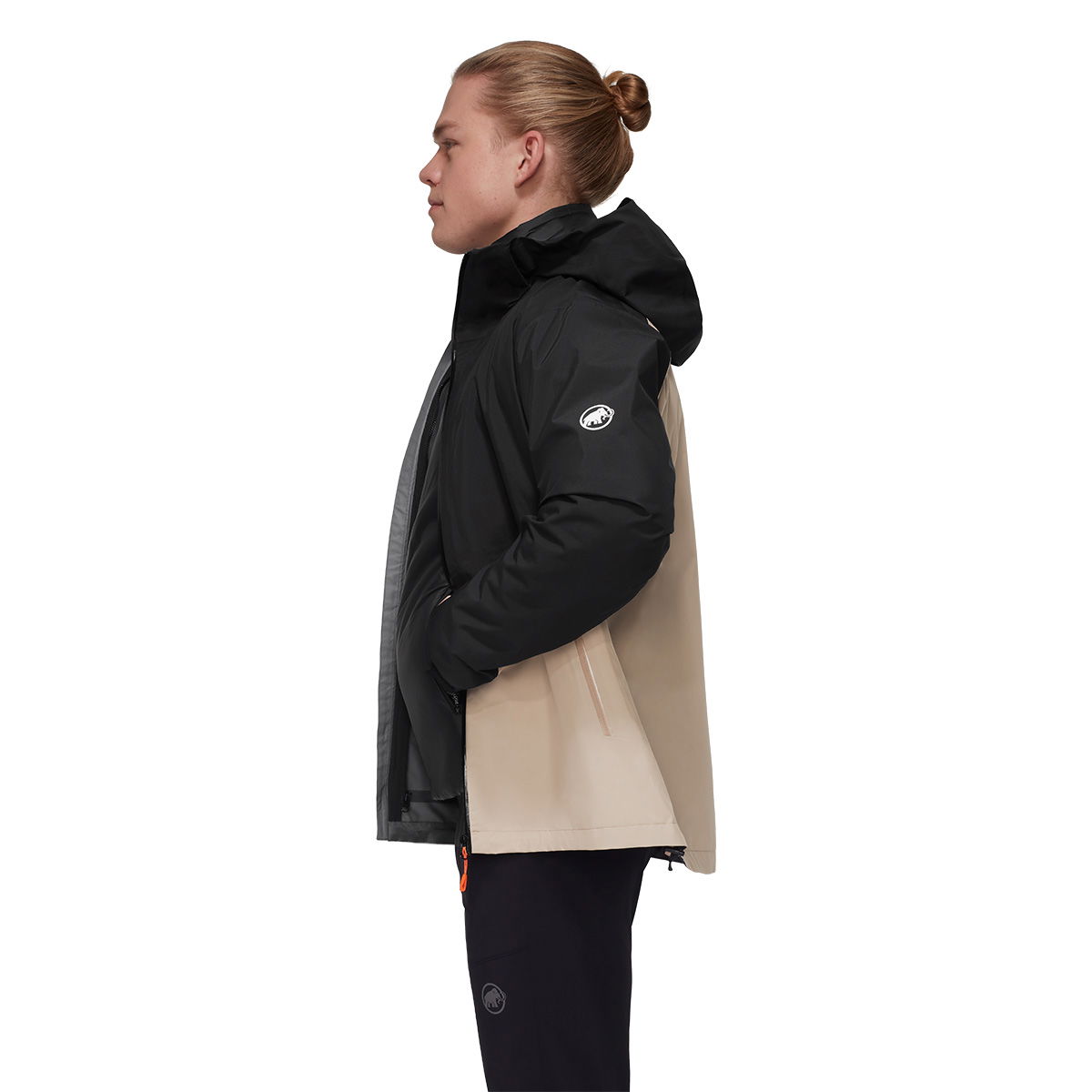 Mammut Alto Light 3in1 HS Hooded jakke, herre (Savannah Black)