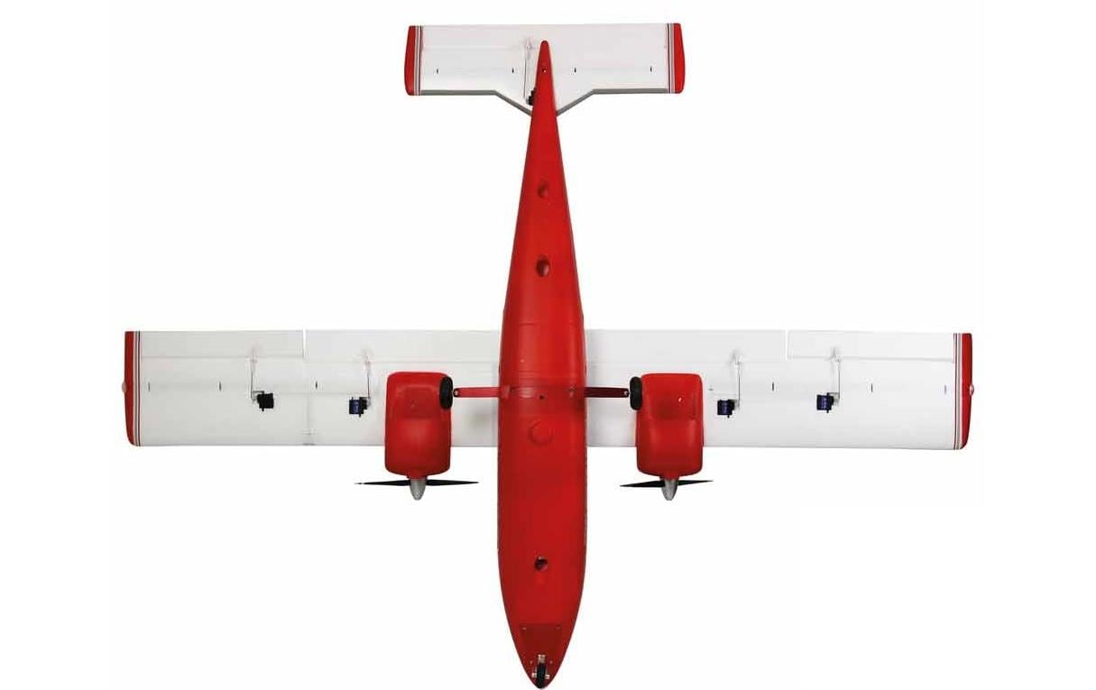 Motorflugzeug Partenavia P68 1400 mm RR<br>2-Motoriges Flugzeug mit Brushless Motoren & Servos
