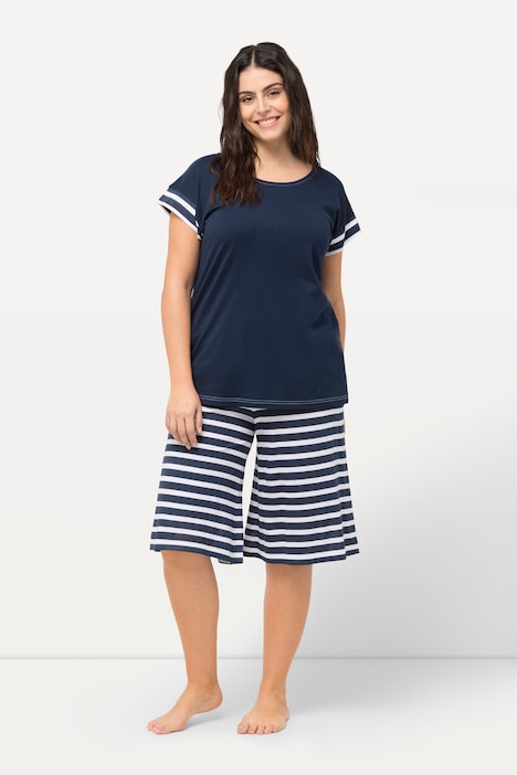 Shorty, Rundhals, Shorts, ärmellos, Kurzpyjama
