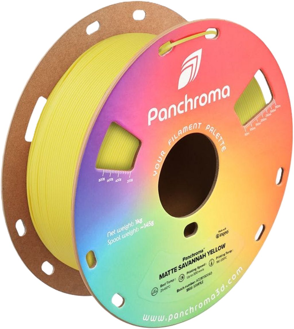 Polymaker  Panchroma™ PLA Matte Savannah Yellow, 1,75 mm / 1000 g    Matte Eleganz in Savannah Yellow