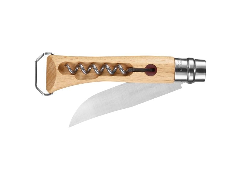 opinel Taschenmesser N°10 corkscrew knife & Bottle Opener Messer mit Korkenzieher und Flaschenöffner