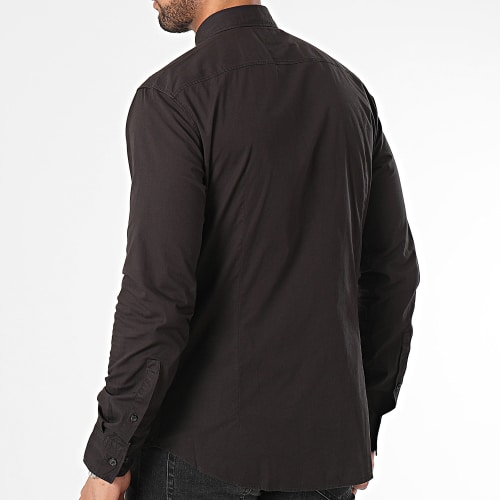Chemise Manches Longues Ermo 50500216 Noir