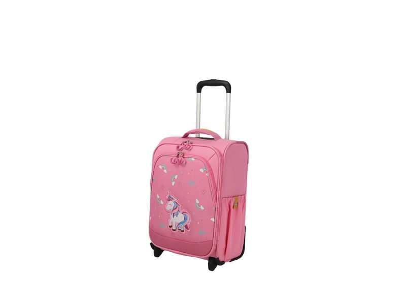 travelite Minimover 2w Kindertrolley Rosa Reisekoffer für Kinder