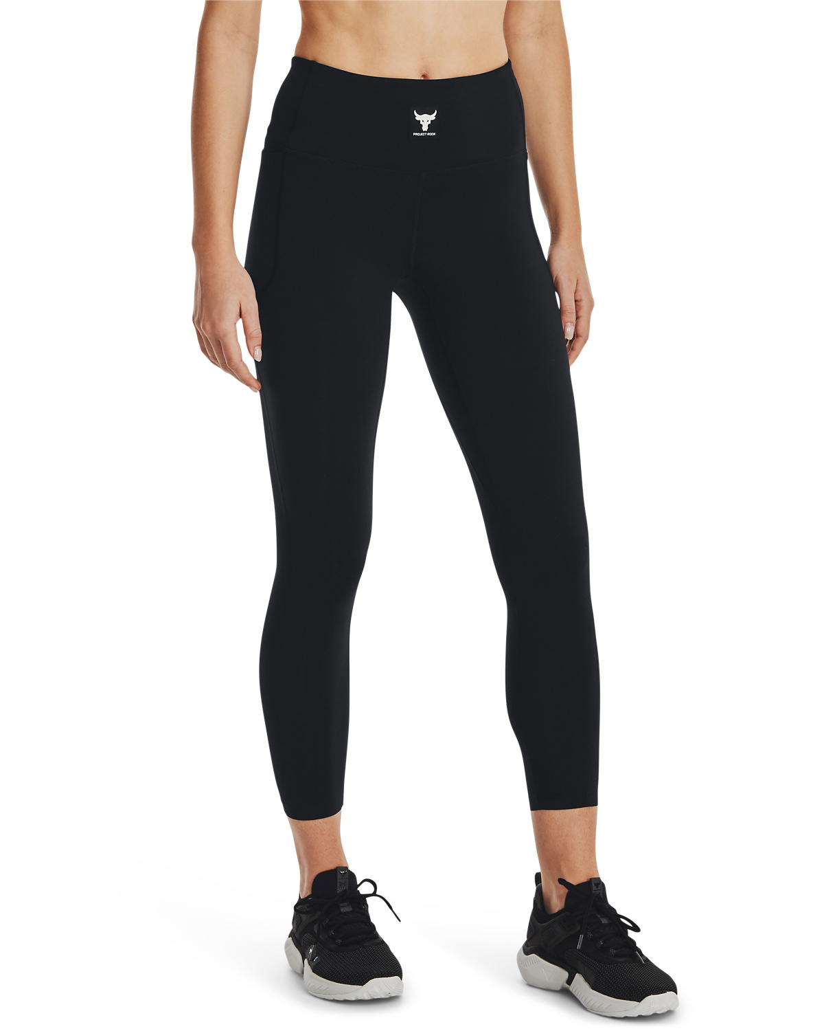UA Pjt Rock Meridian Ankle Leggings Black\Ivory