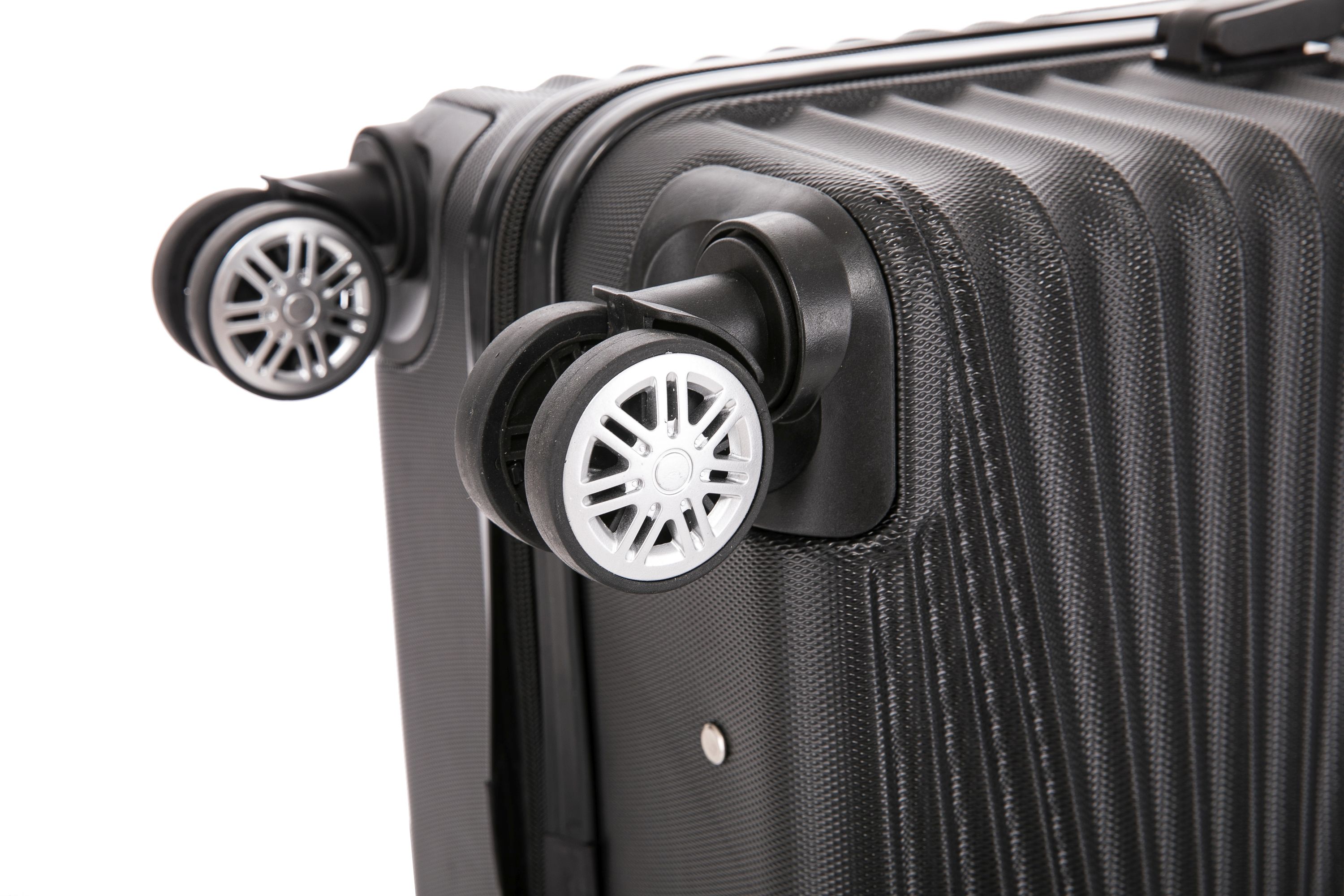 Reisekoffer Hartschalenkoffer NIA 5er Set schwarz