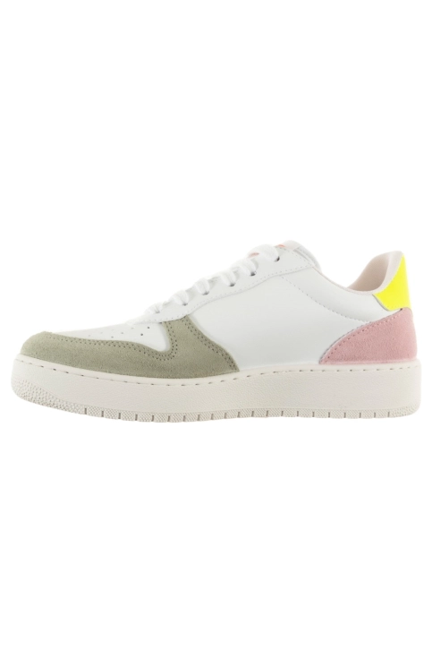 Baskets basses victoria madrid serraje multicolor 50 amarillo