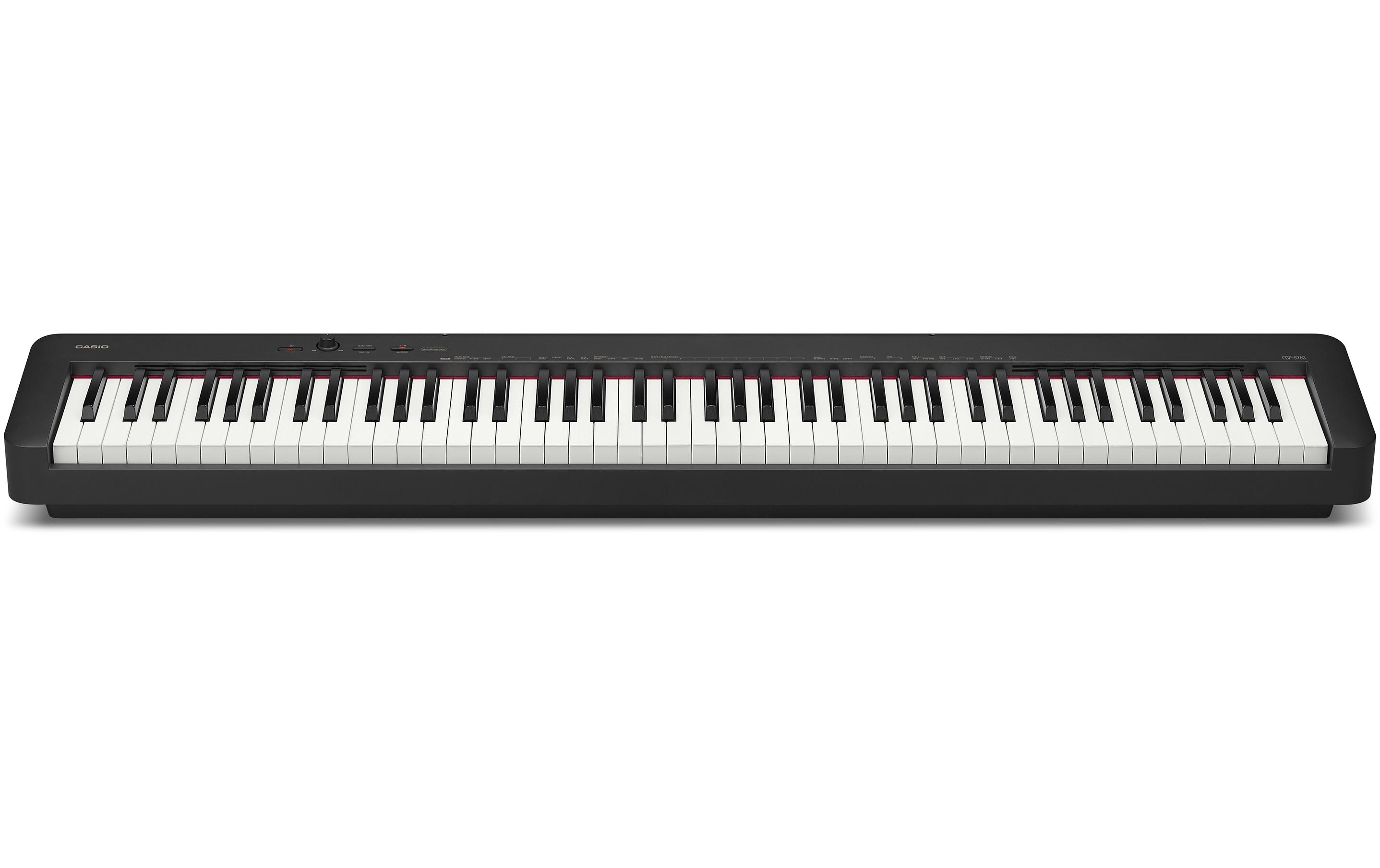 E-Piano CDP-S160 Set, Schwarz<br>Das Einsteigermodell der CDP-S Digitalpiano-Serie mit gewichtetem Scaled-Hammer-Action-Keyboard II mit 88 Tasten
