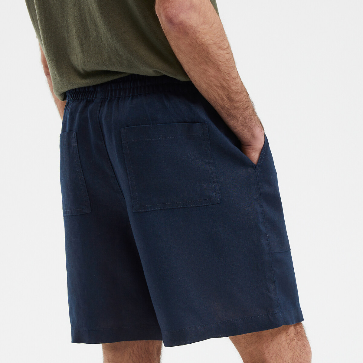 COLEÇÕES LA REDOUTE<br>Bermudas de linho