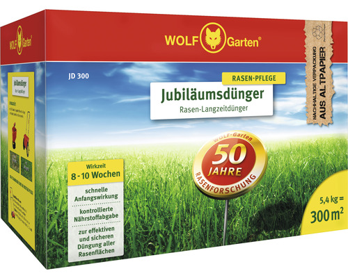 Wolf-Garten Jubilee Gazonmeststof 5,4 kg 300 m²