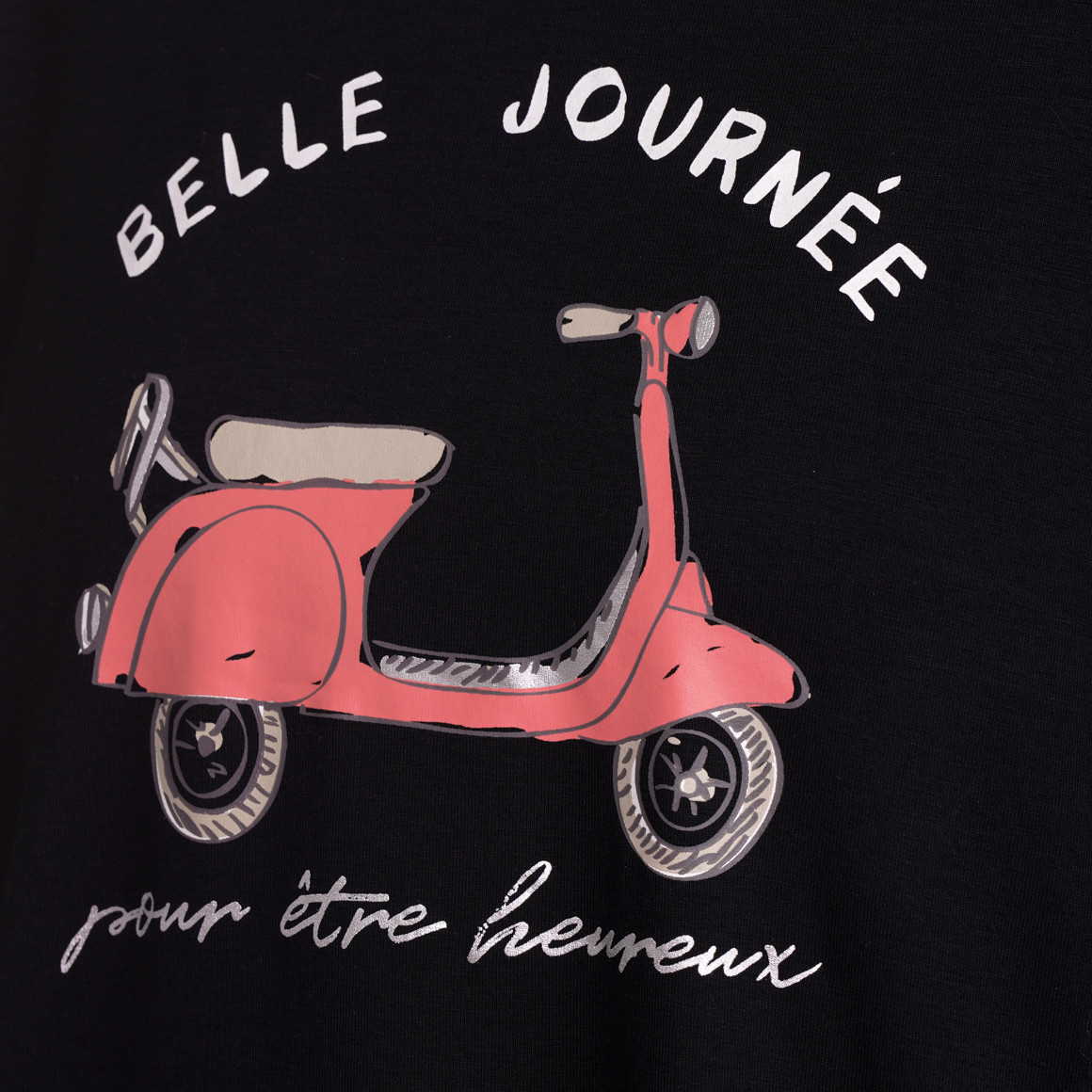 Gina Benotti Damen T-Shirt mit Print schwarz