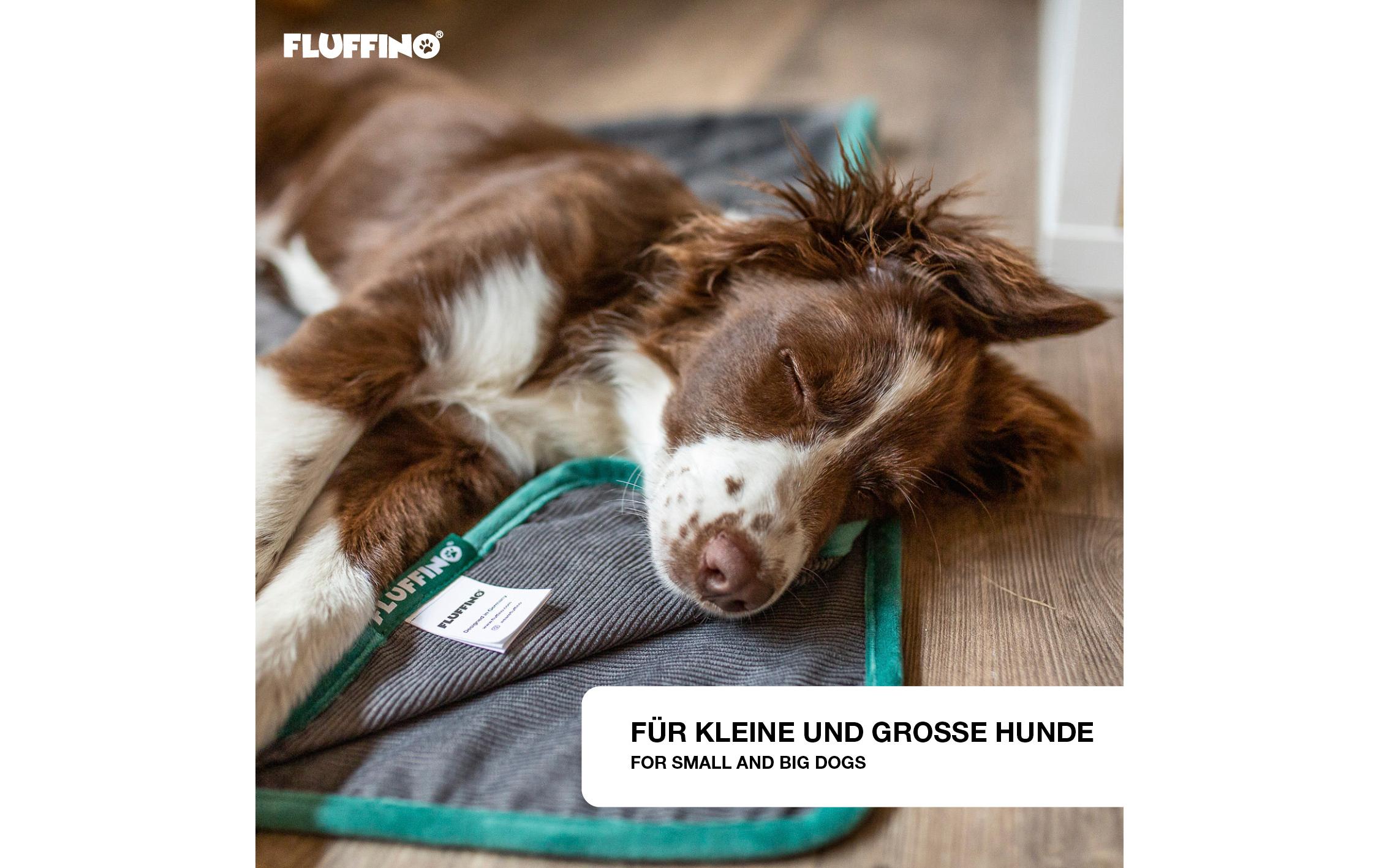 Hunde-Decke 150 x 100 cm, GrauHunde-Wendedecke