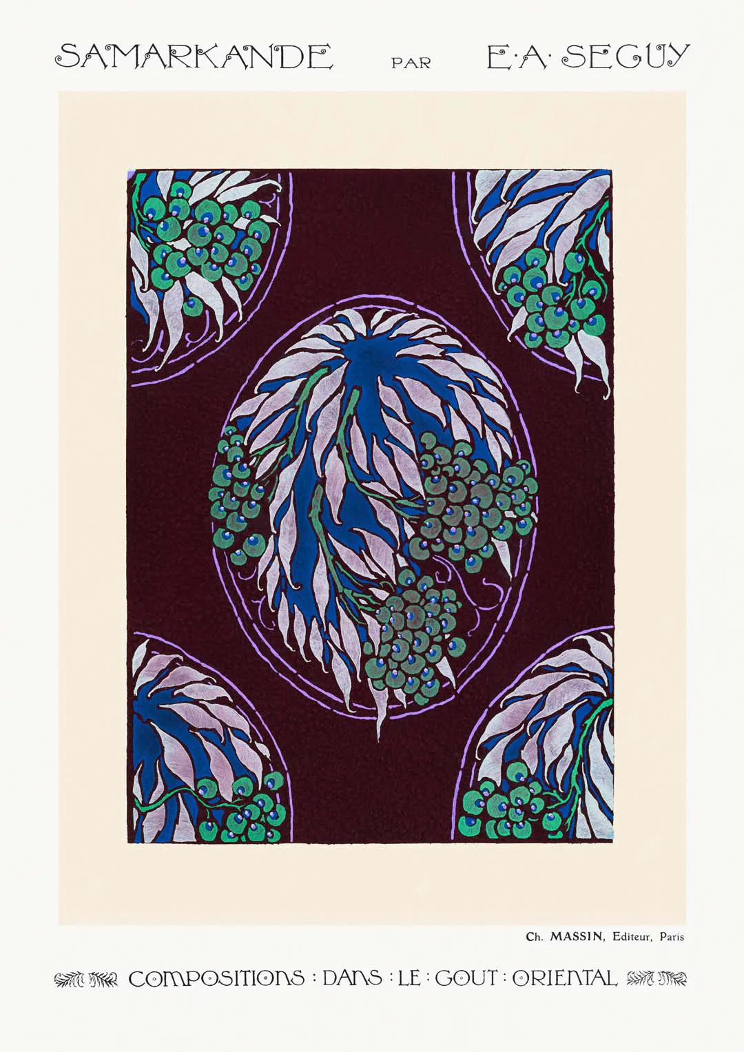 Samarkande Tafel 17 von E.A. Séguy