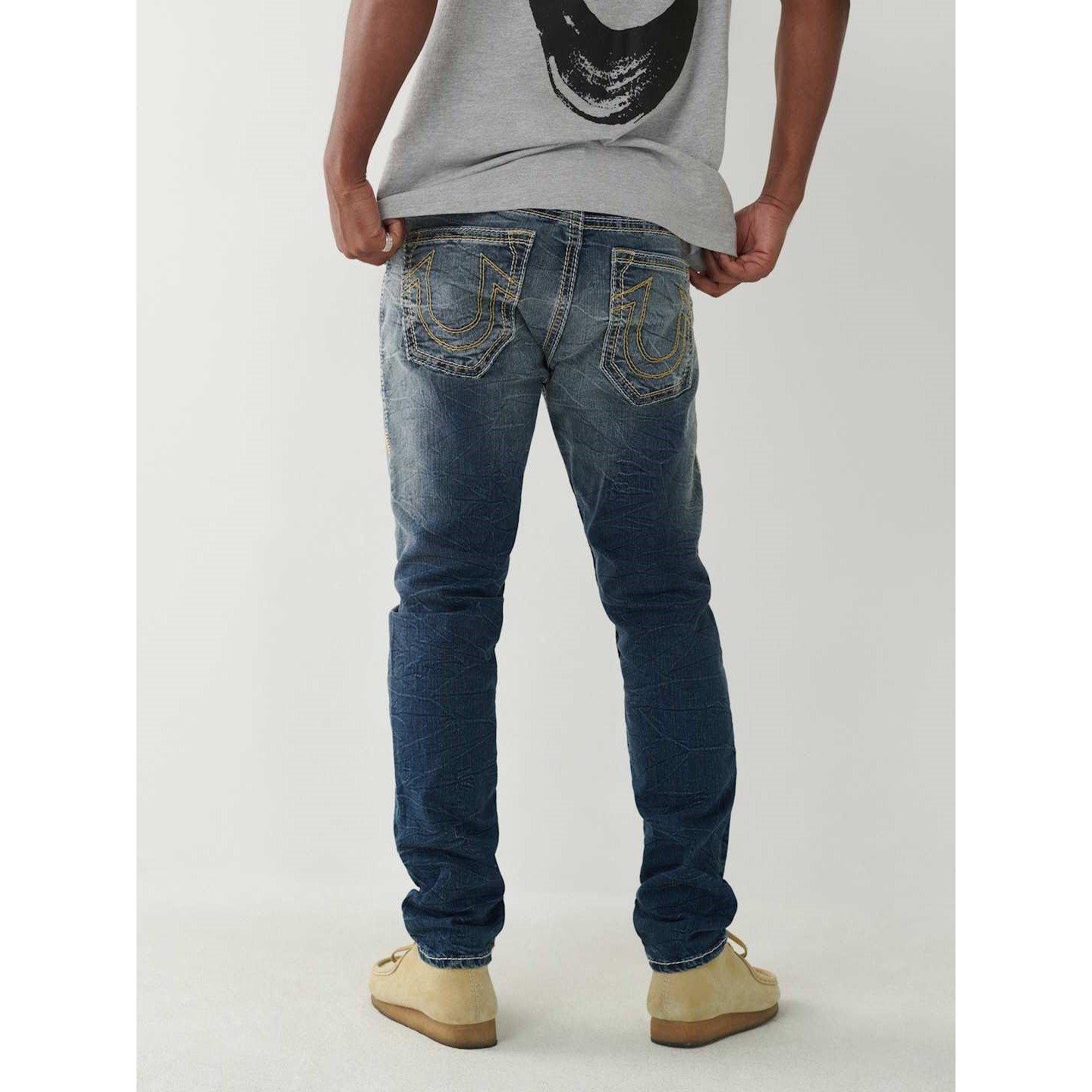 True Religion Rocco Super QT Stitch Skinny Jeans Mens