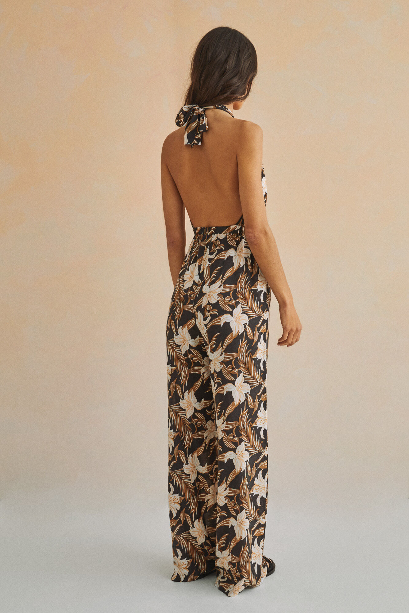 Monóculo de pescoço comprido estampado - Estampado
