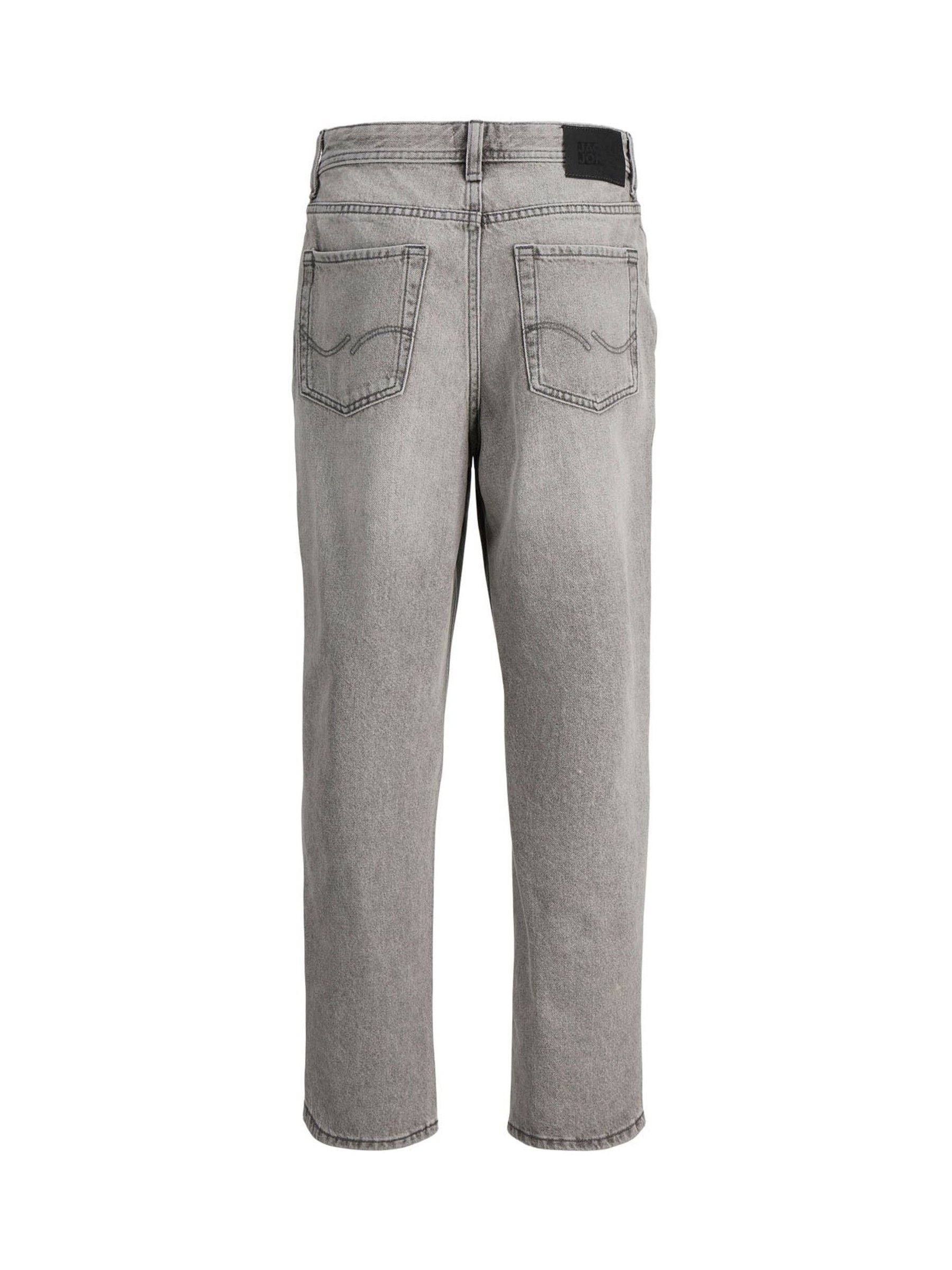 Grijs - JACK & JONES Junior Chris Relaxed Fit Black Jeans