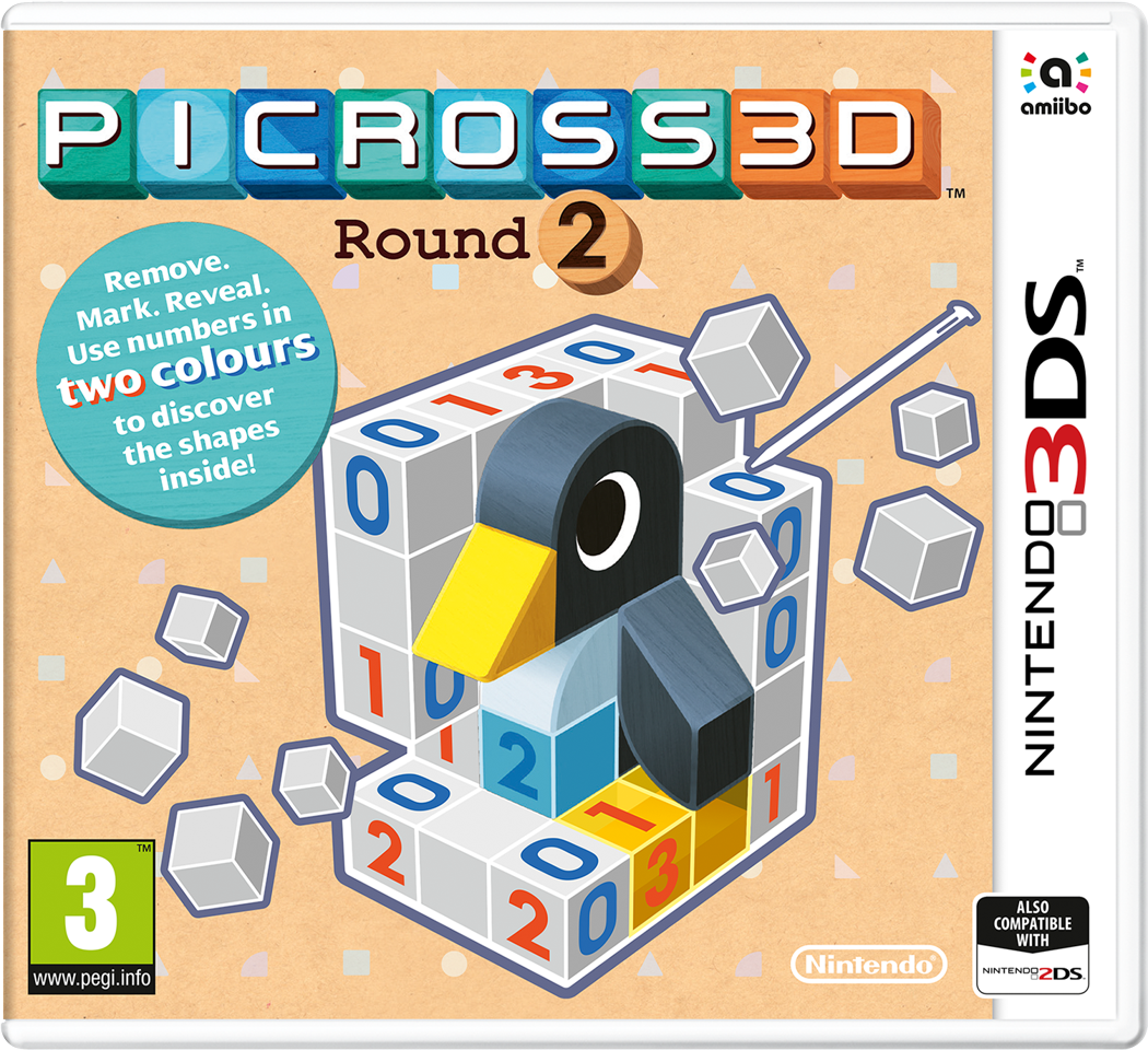 Picross 3D Round 2- Nintendo 3DS