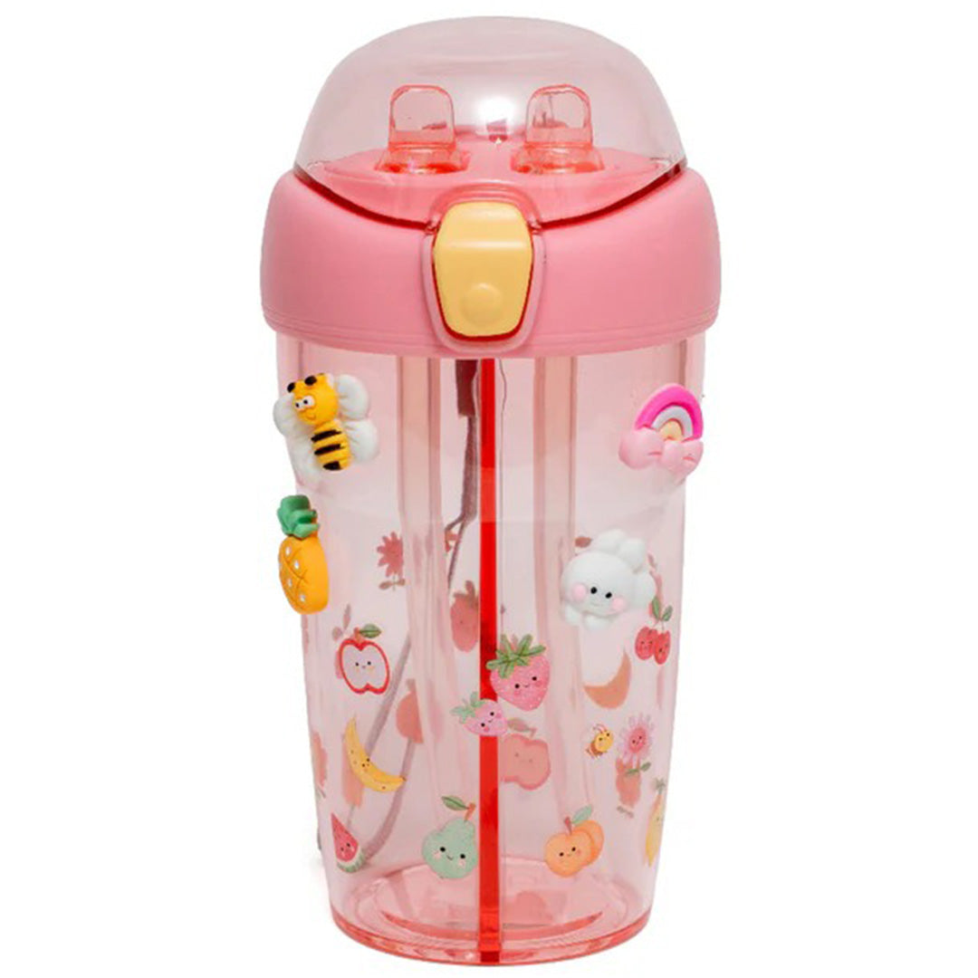 petit monkey dubbele drinkfles sparkling - fruits - 430 ml