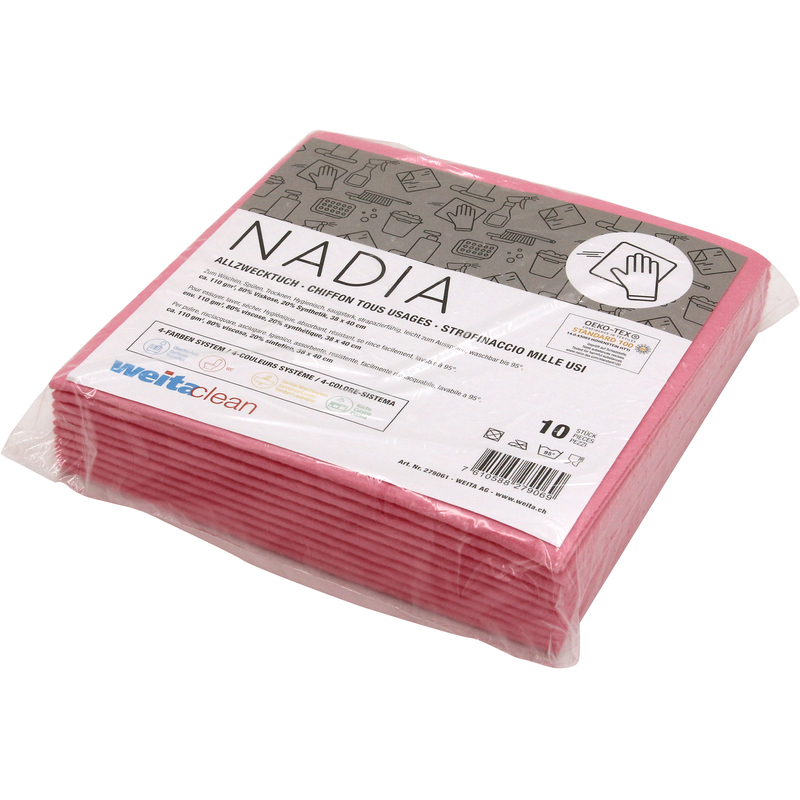 Weitaclean Allzwecktücher Nadia, 10 Stück, assortiert
