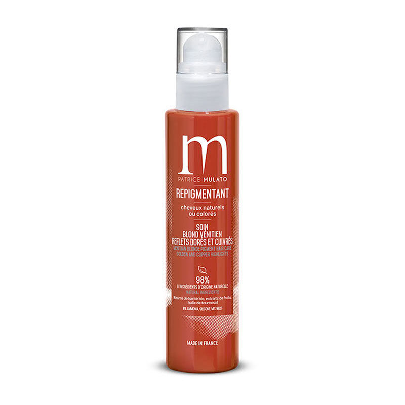 Soin repigmentant cheveux naturels ou colorés blond vénitien
