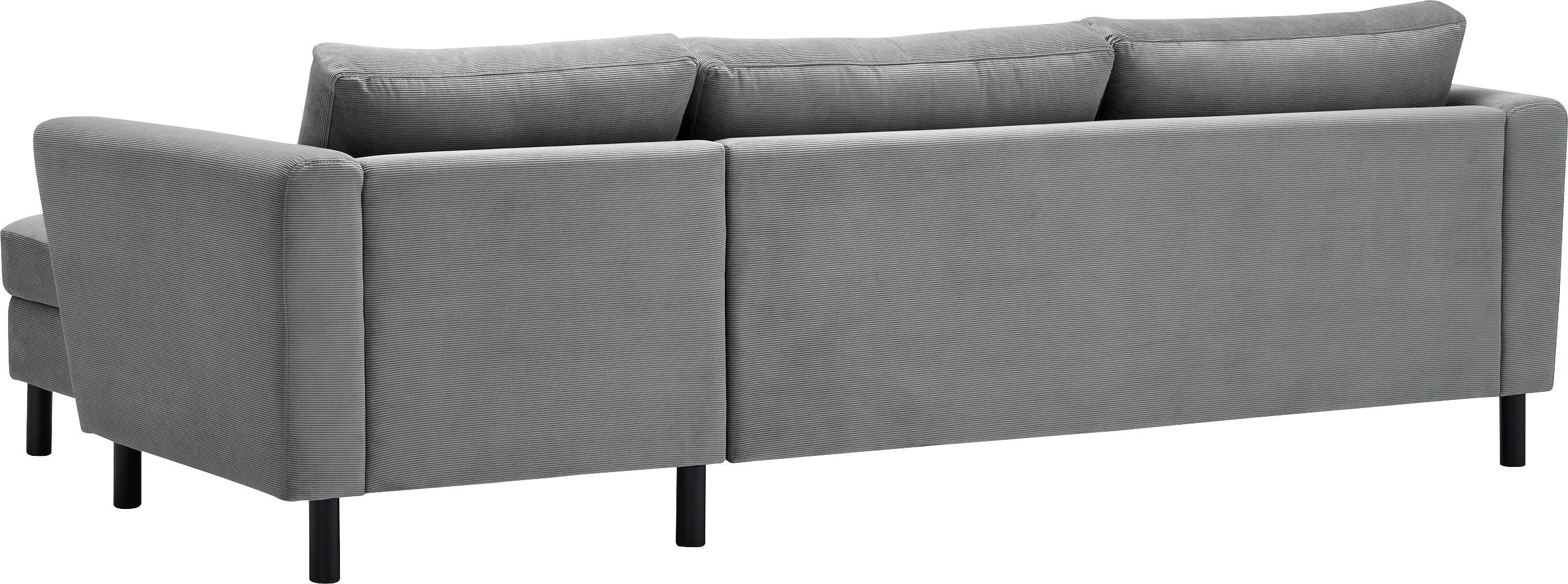 DIENER Ecksofa - Hellgrau / B: 235.0 cm x T: 156.0 cm x H: 81.0 cm