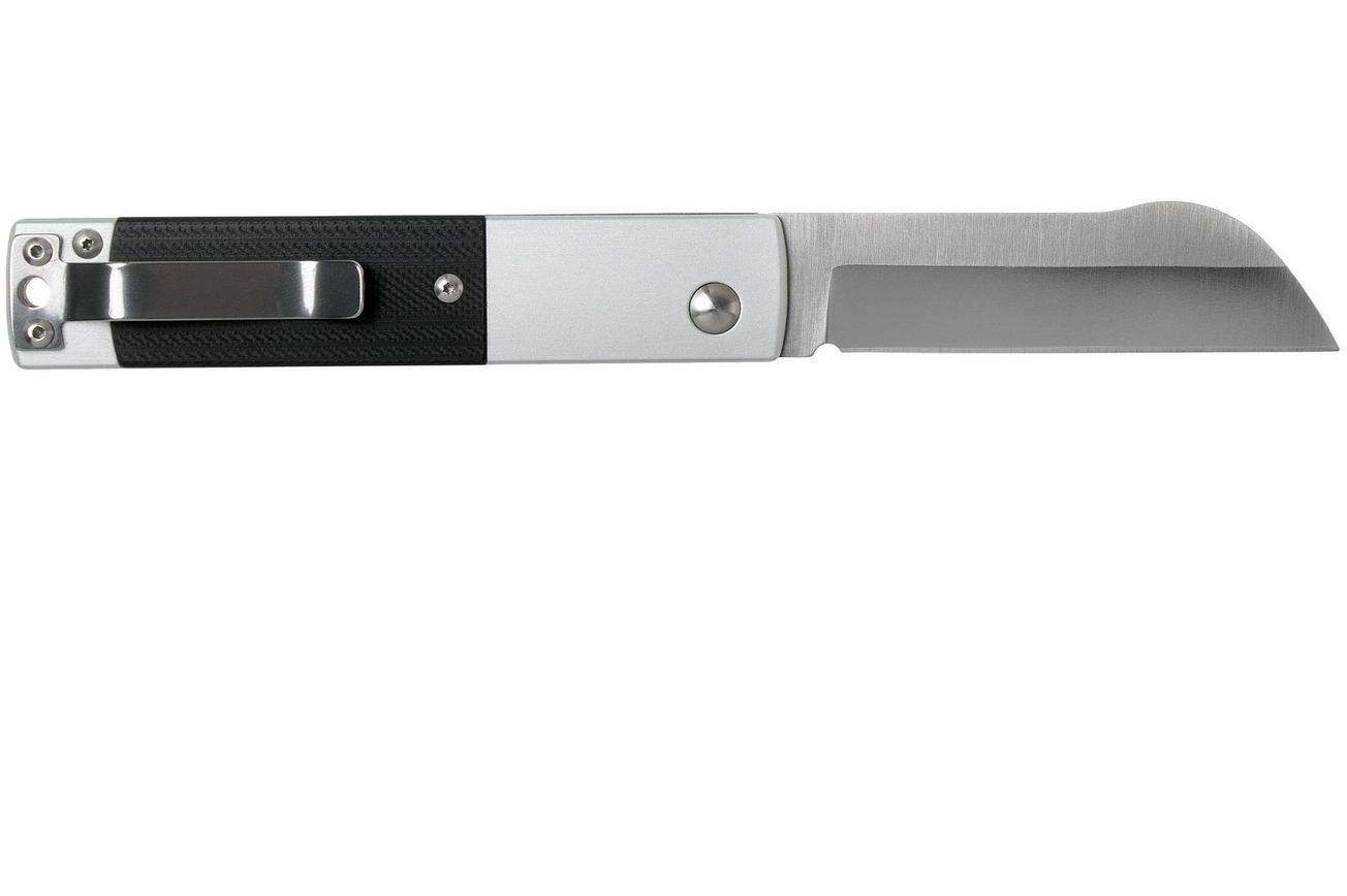 Maserin In-Estro Black Micarta 165/MCN slipjoint zakmes