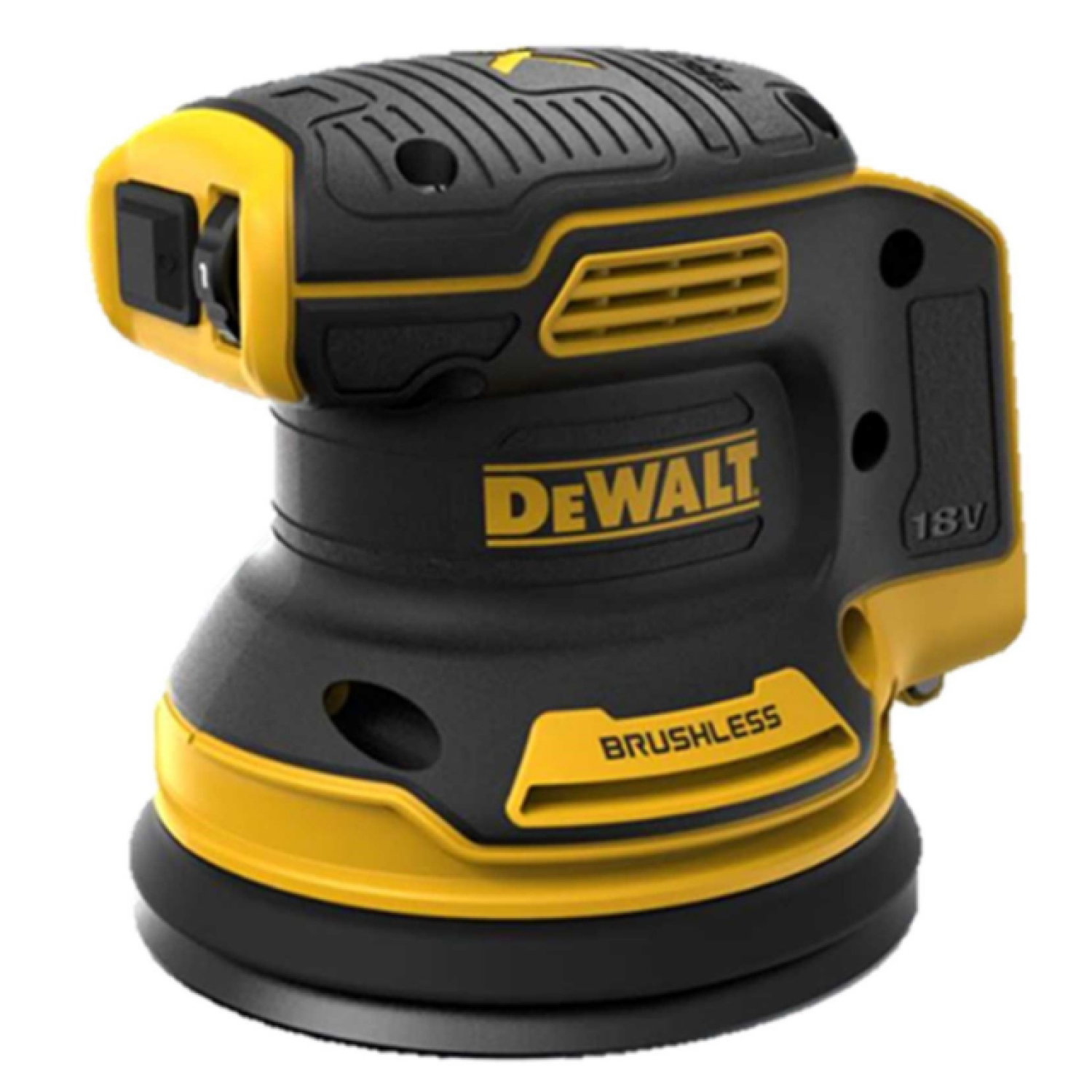 DeWALT DCW210NT 18V Li-Ion accu excentrische schuurmachine body in TSTAK - 125mm - koolborstelloos