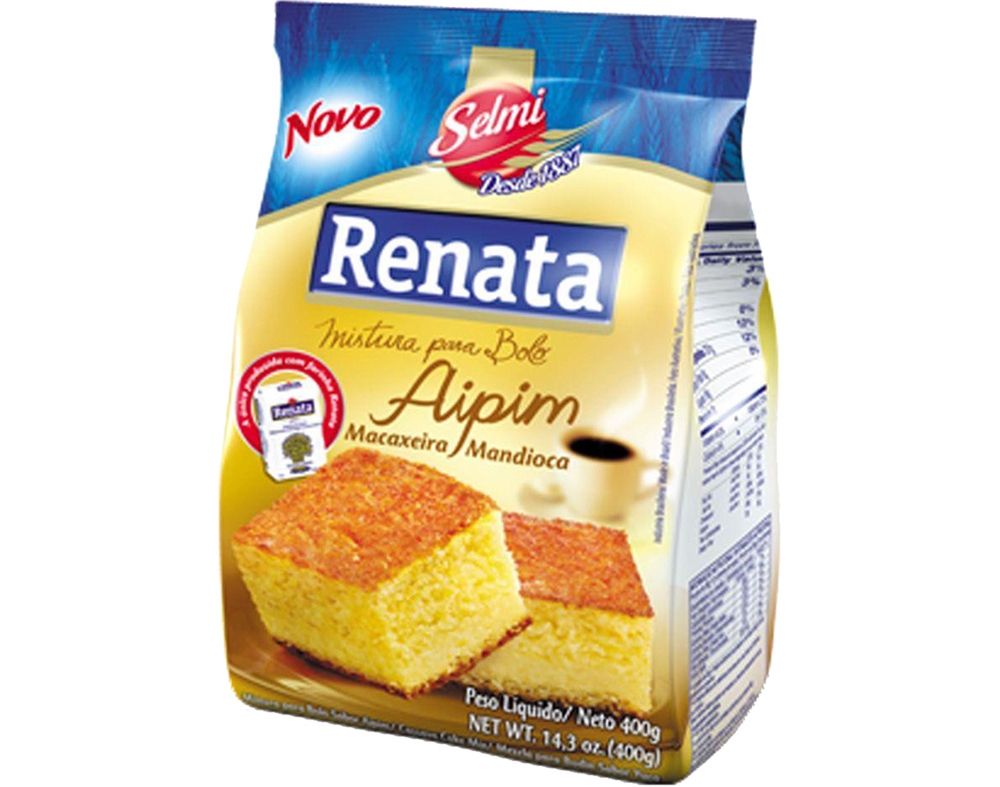PREPARADO RENATA PARA BOLO SABOR AIPIM MANDIOCA 400G