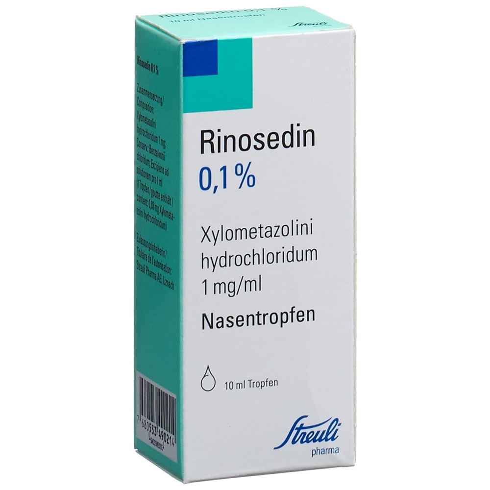 RINOSEDIN Gtt Nas 0.1 % Fl 10 ml