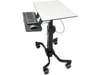 Ergotron TeachWell Mobile Digital Workspace - Vogn med hjul - Constant Force Technology - for notebook / tastatur/ mus - stål, phenolkomposit, højkvalitetsplastik - grafitgrå