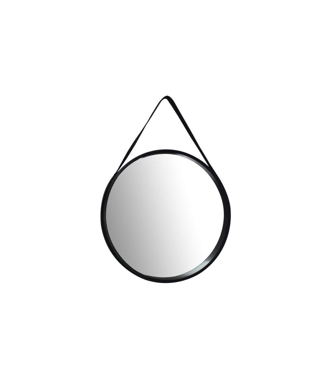 Paris Prix - Miroir Mural Rond ultima 49cm Noir