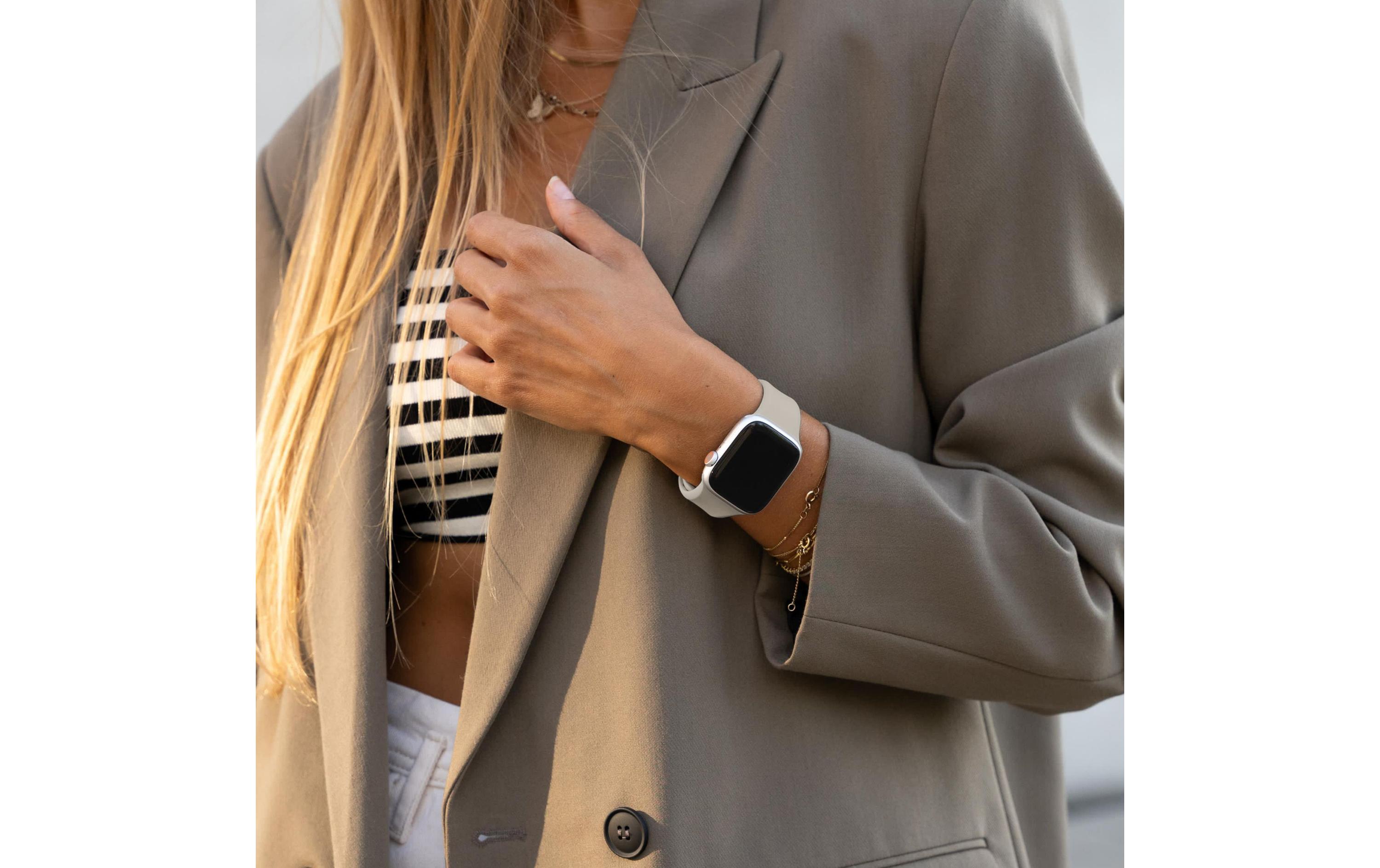Classic Band 2 Apple Watch 38/40/41 CreamArmband für Apple Watch 38/40/41 mm