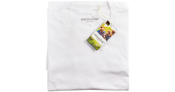 Naturaline Herren T-Shirt Kurzarm weiss L