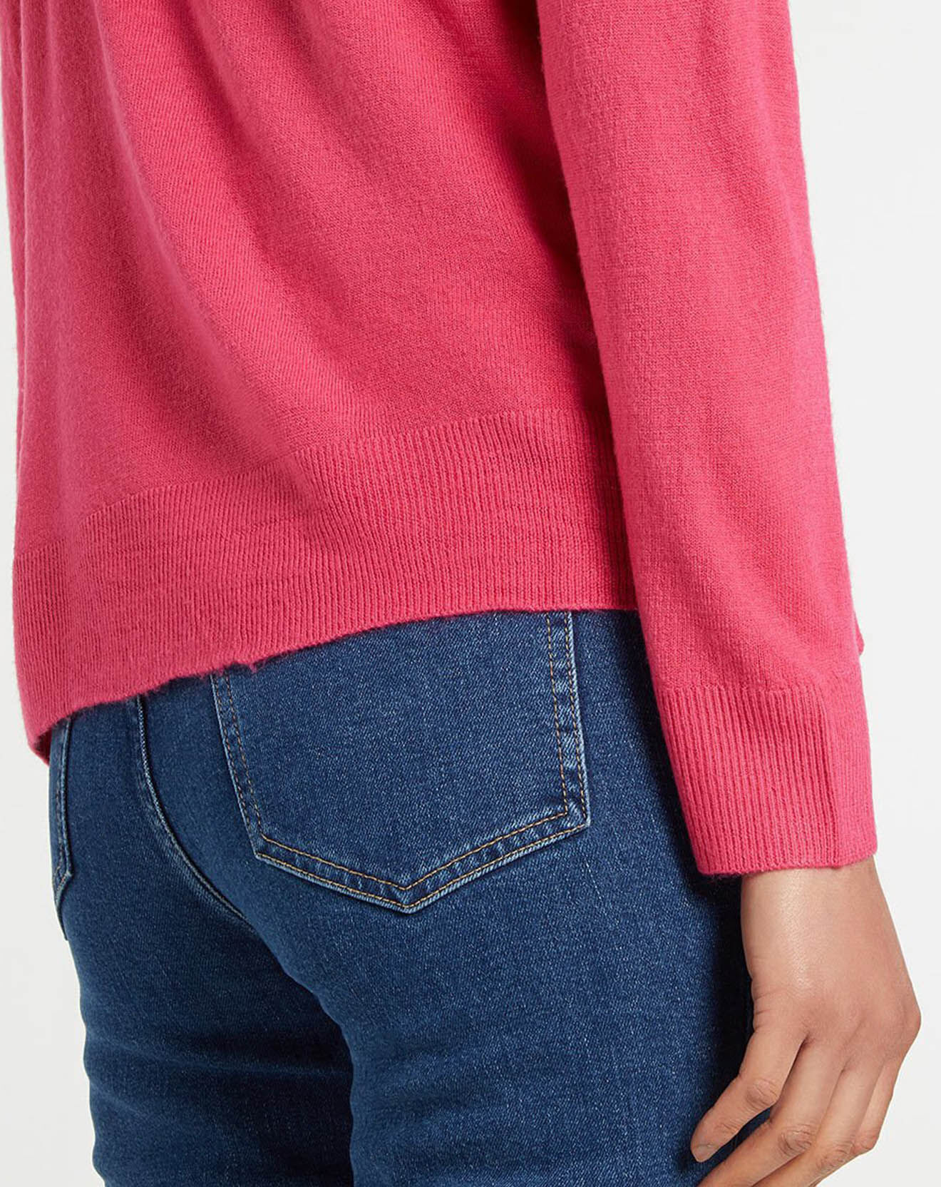 Galeries Lafayette Cardigan en Maille fine Fanny rose
