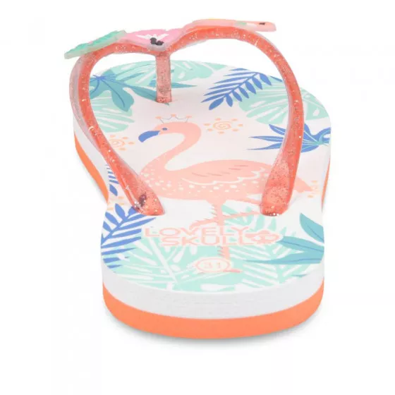 Tongs ORANGE LOVELY SKULL