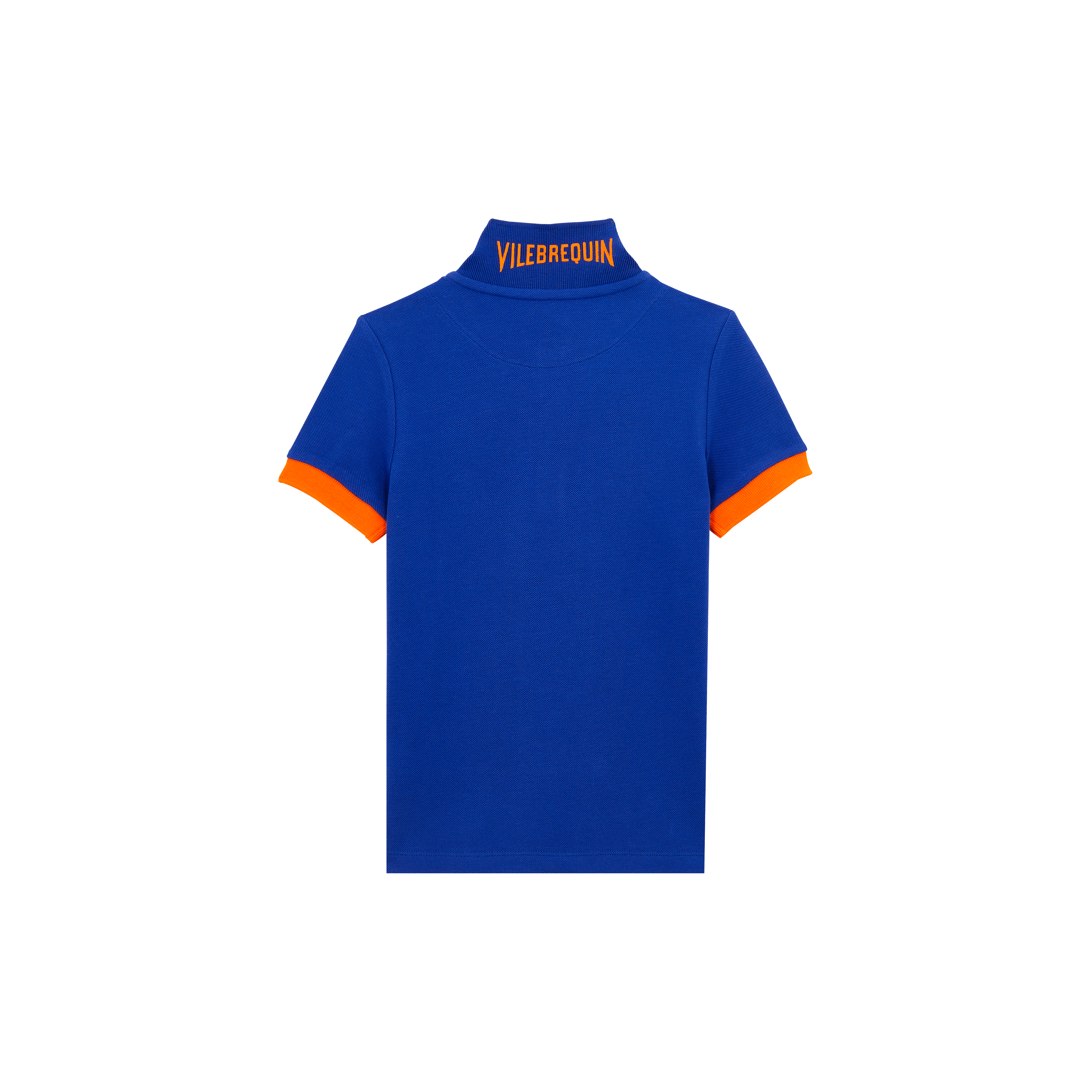 Polo en coton organique garçon uni