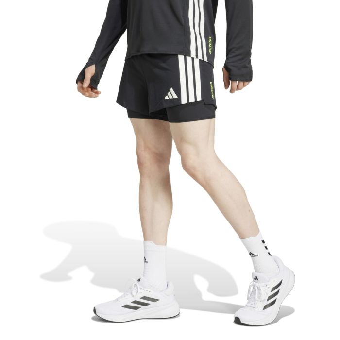 adidas Herre Shorts Adizero 2in1 Shorts Sort