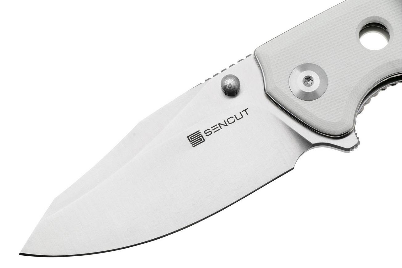 Sencut Excalis S23068-2 Satin 9Cr18MoV, White G10 zakmes