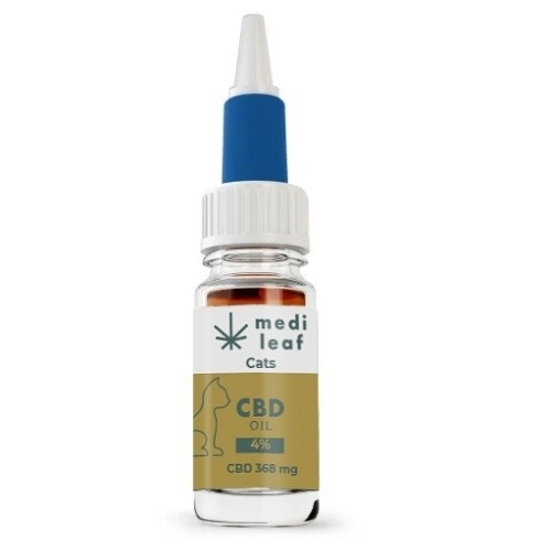 Óleo CBD Medileaf 4% para gatos