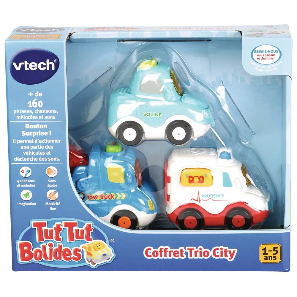 TUT TUT BOLIDES - COFFRET TRIO CITY