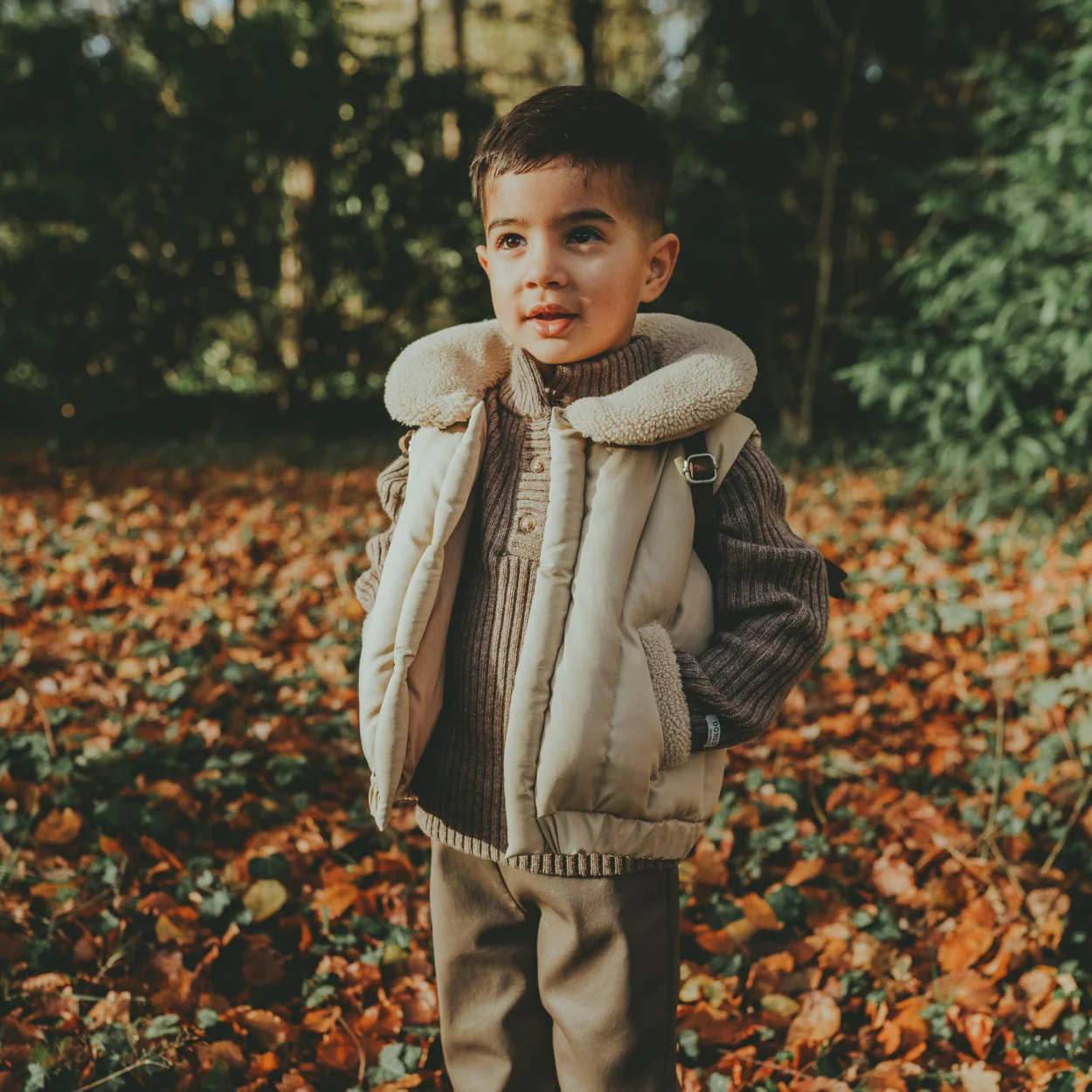 Regu Bodywarmer | Soft Taupe