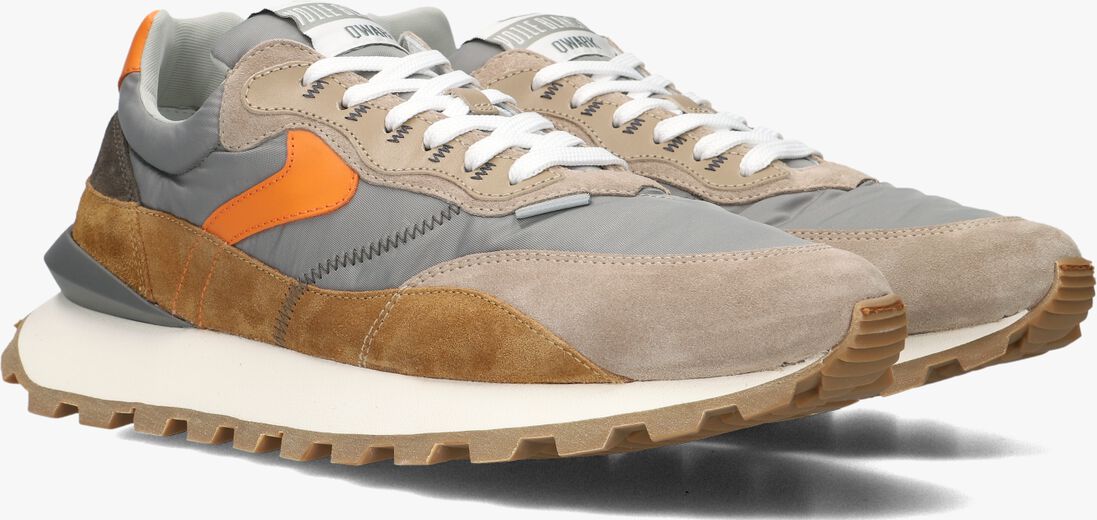 VOILE BLANCHE grijze voile blanche lage sneakers qwark hype man