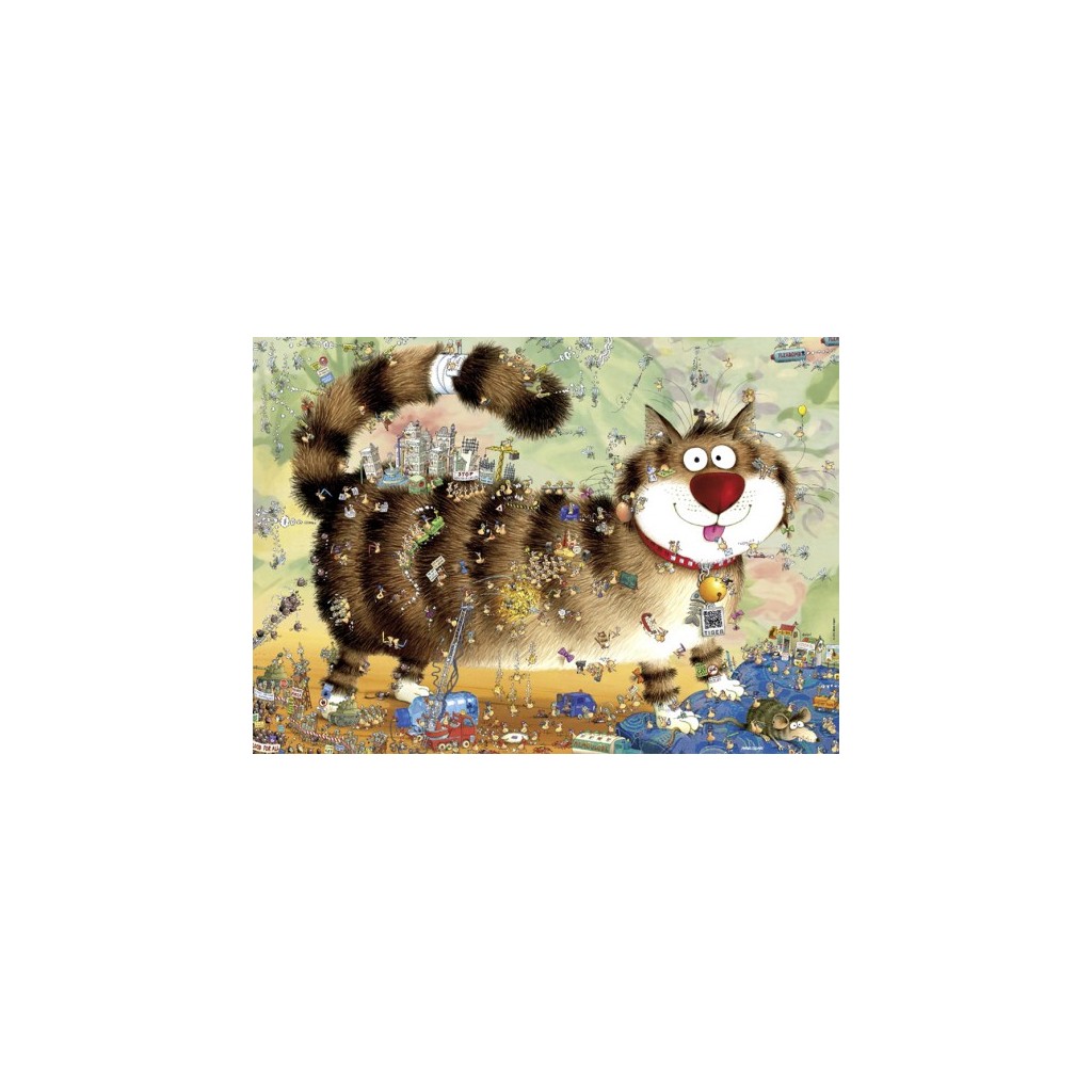 Puzzle - Cat's Life de Marino Degano - 1000 Pièces