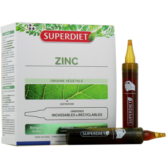 Super Diet Zinc - Peau, Cheveux, Ongles, Système Immunitaire